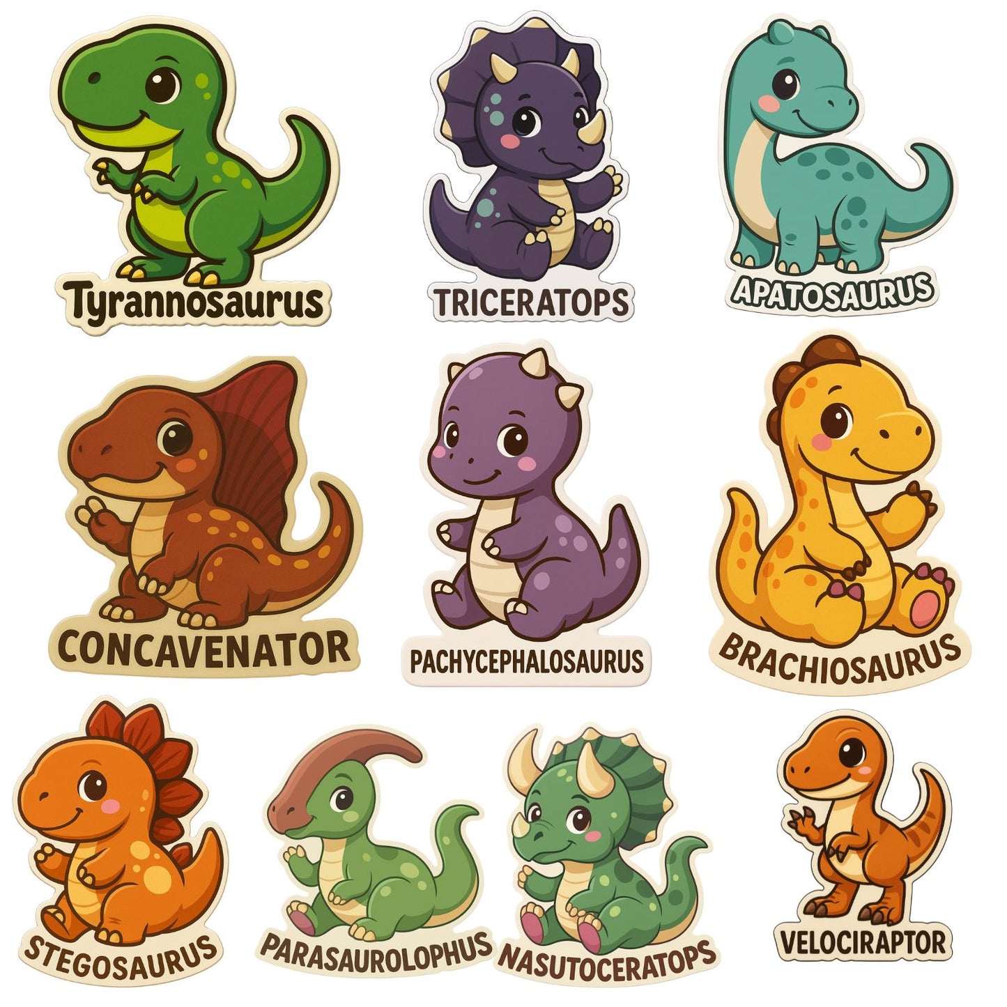 Dino Buddies: The Roar-Some Fridge Magnet Set