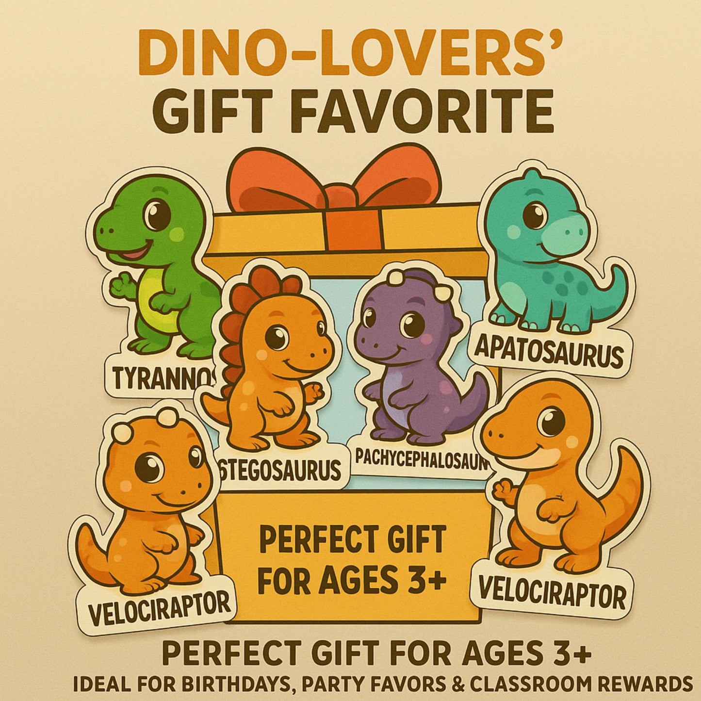 Dino Buddies: The Roar-Some Fridge Magnet Set
