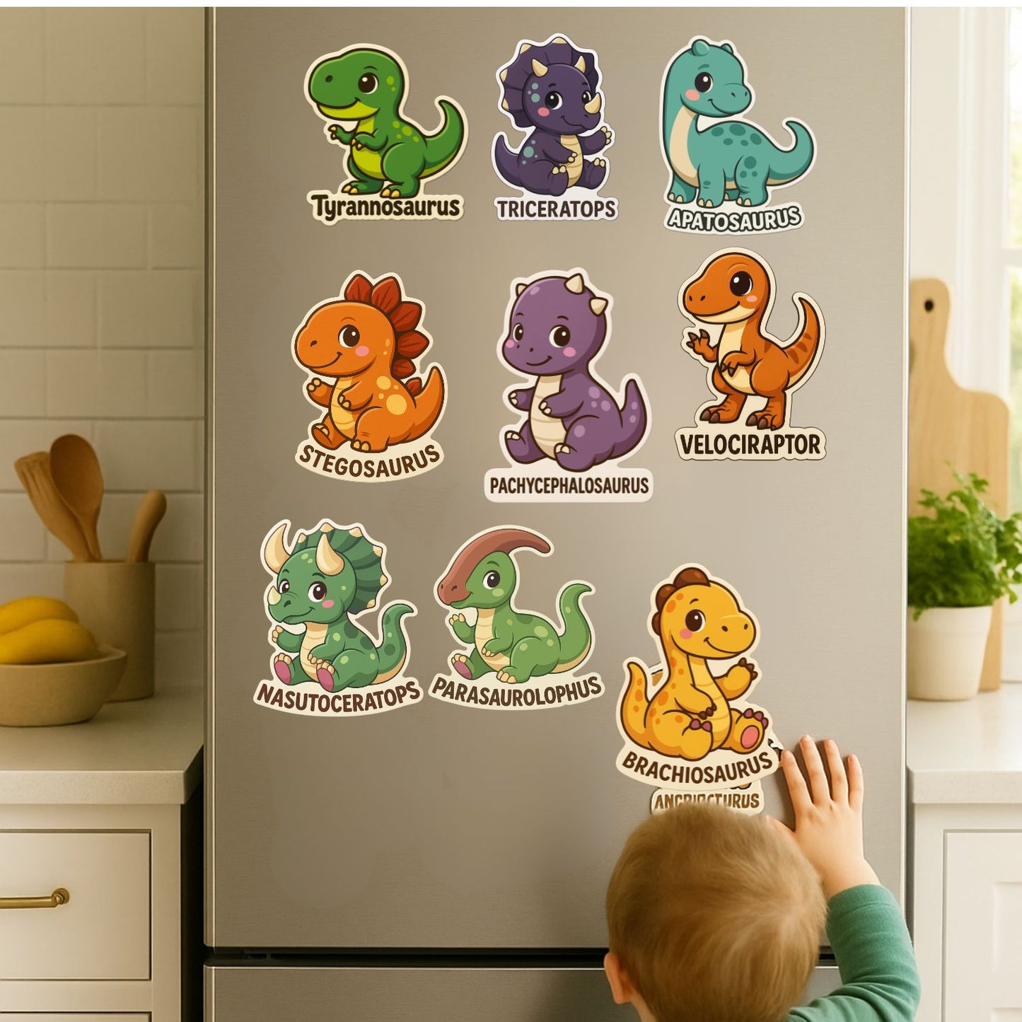 Dino Buddies: The Roar-Some Fridge Magnet Set