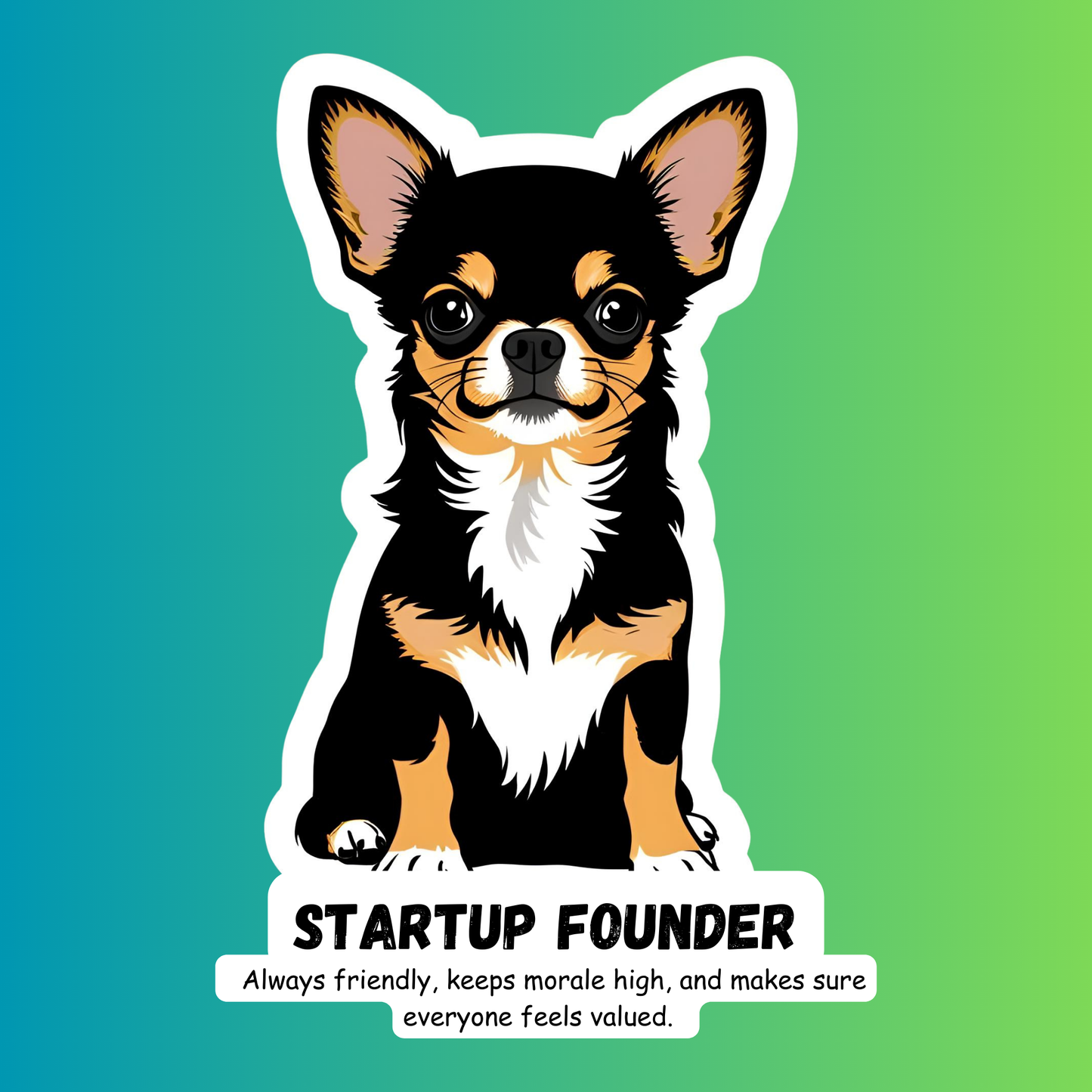 Corporate Funny Dog Stickers Set | Office-Themed Dog Memes | Waterproof Vinyl for Laptop, Desk, Bottle & Workstation Fun