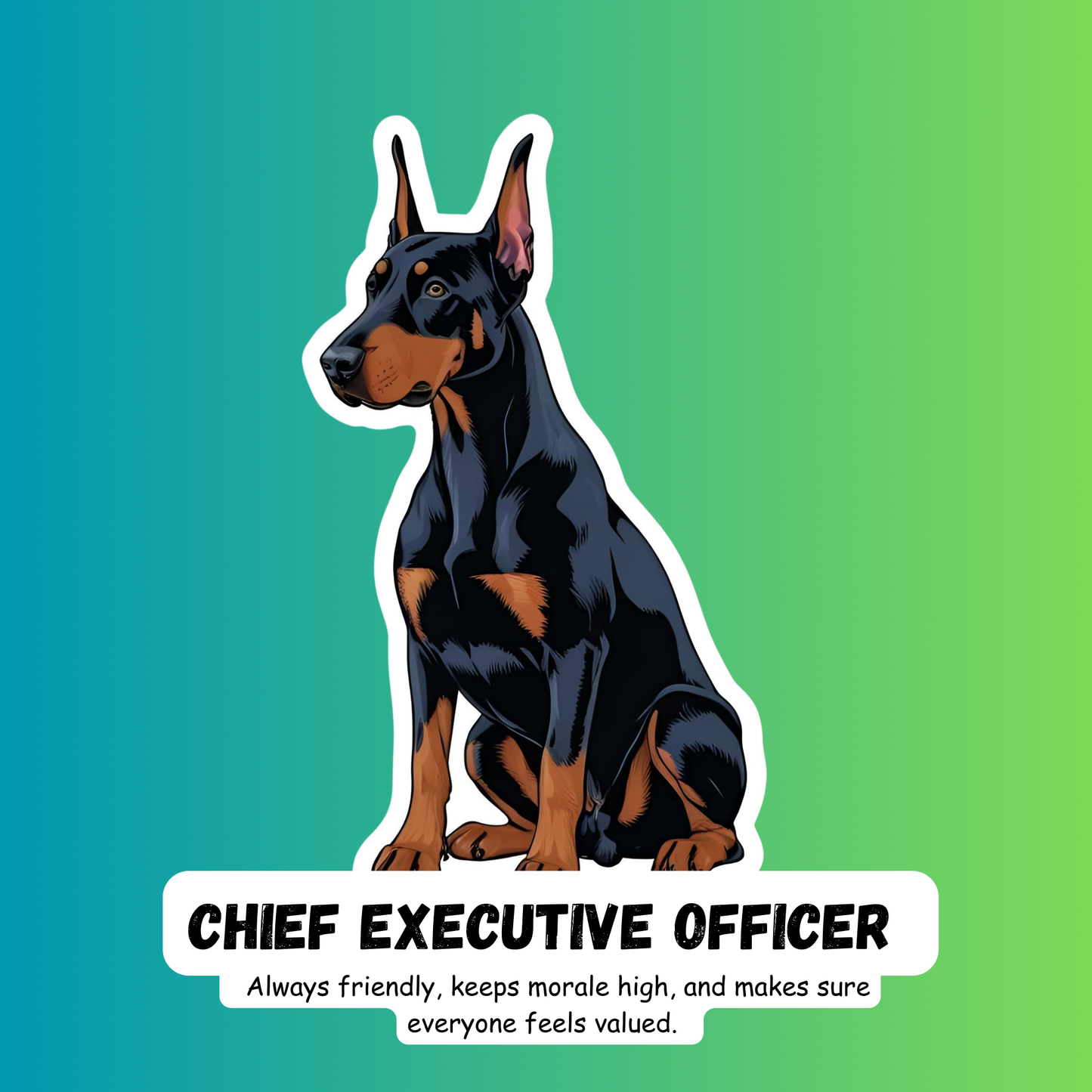 Corporate Funny Dog Stickers Set | Office-Themed Dog Memes | Waterproof Vinyl for Laptop, Desk, Bottle & Workstation Fun