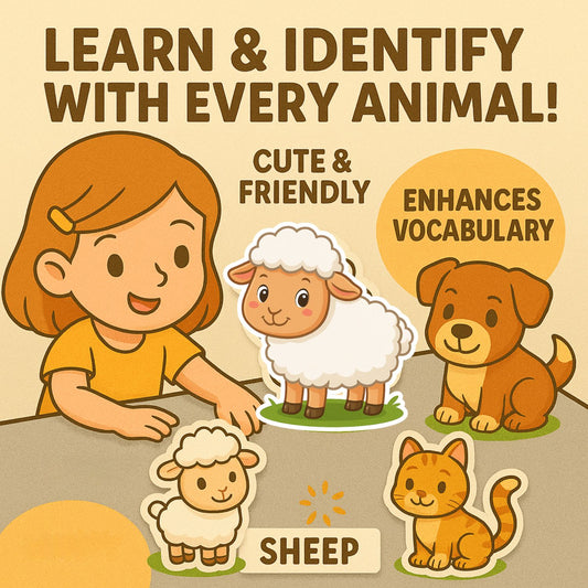 Stick & Smile: Farm Animals Fridge Magnet Set