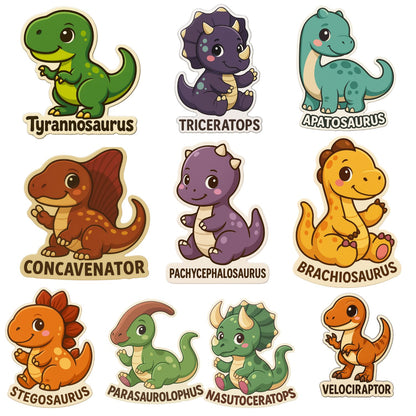 Dino Buddies: The Roar-Some Fridge Magnet Set
