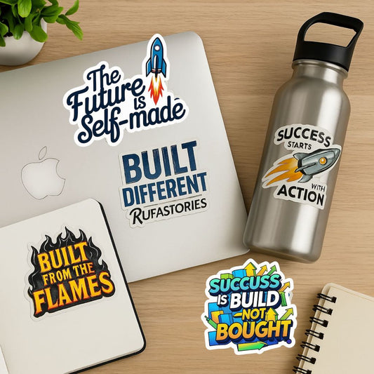 CEO Energy” – Bold Stickers for Entrepreneurs, Startups & Side-Hustlers